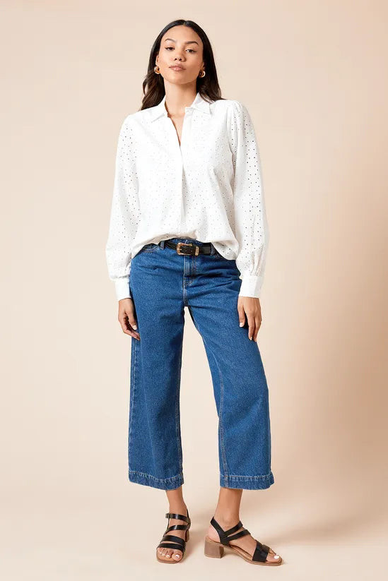 Broderie Overhead Shirt
