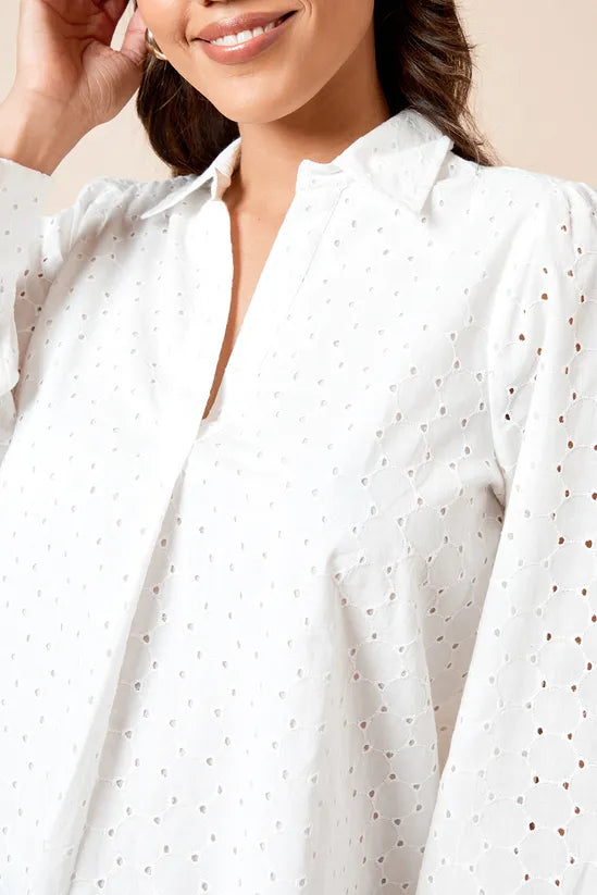 Broderie Overhead Shirt