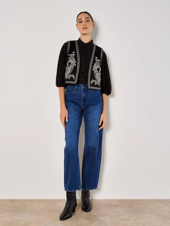 Seam Detail Puff Sleeve Shirt